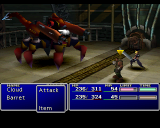 
Final Fantasy VII | PlayStation | gameplay screenshot | Region: North America | edition=greatest hits | source-country= | Data by MobyGames.com