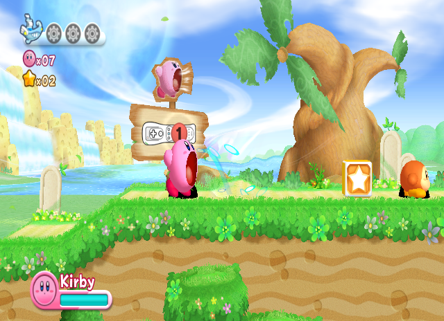 Kirby's Return to Dream Land | Wii | gameplay screenshot | region=North America | source-country= | zypher-v2 | moby-44e6705f21a4 | Data by MobyGames.com