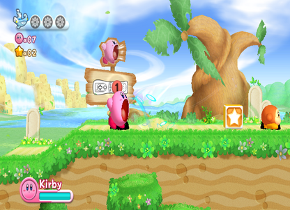 Kirby's Return to Dream Land | Wii | gameplay screenshot | region=North America | source-country= | zypher-v2 | moby-44e6705f21a4 | Data by MobyGames.com