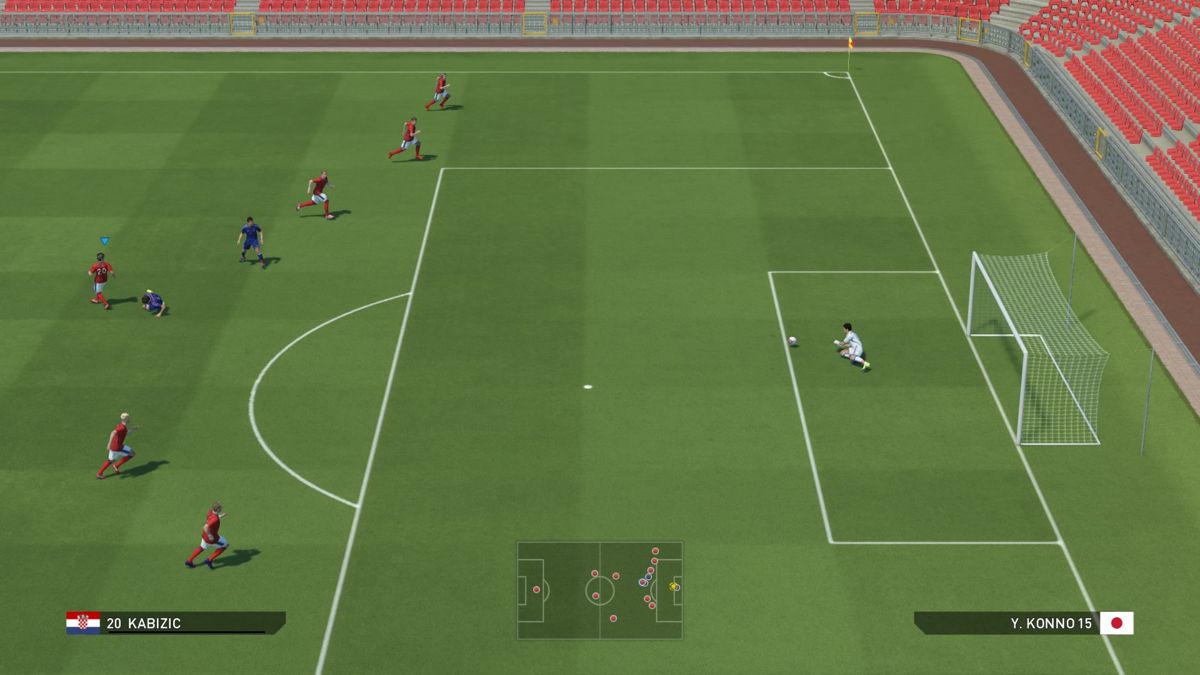 PES 2015: Pro Evolution Soccer | PlayStation 4 | gameplay screenshot | Data by MobyGames.com