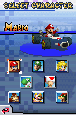 
Mario Kart DS | Nintendo DS | gameplay screenshot | Data by MobyGames.com