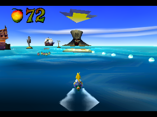 
Crash Bandicoot: Warped | PlayStation | gameplay screenshot | Data by MobyGames.com