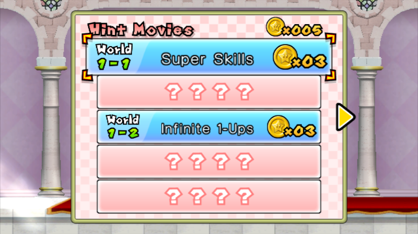 
New Super Mario Bros. Wii | Wii | gameplay screenshot | Region: North America | source-country= | Data by MobyGames.com
