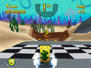 
Nicktoons Racing | PlayStation | gameplay screenshot | Data by MobyGames.com