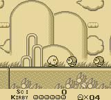 
Kirby's Dream Land | Game Boy | gameplay screenshot | Data by MobyGames.com