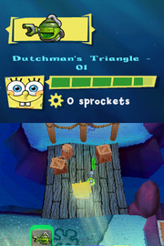 
SpongeBob SquarePants: Plankton's Robotic Revenge | Nintendo DS | gameplay screenshot | Data by MobyGames.com