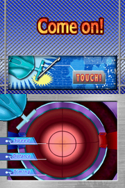 Beyblade: Metal Fusion | Nintendo DS | gameplay screenshot | region=North America | source-country= | zypher-v2 | moby-897b192e445e | Data by MobyGames.com