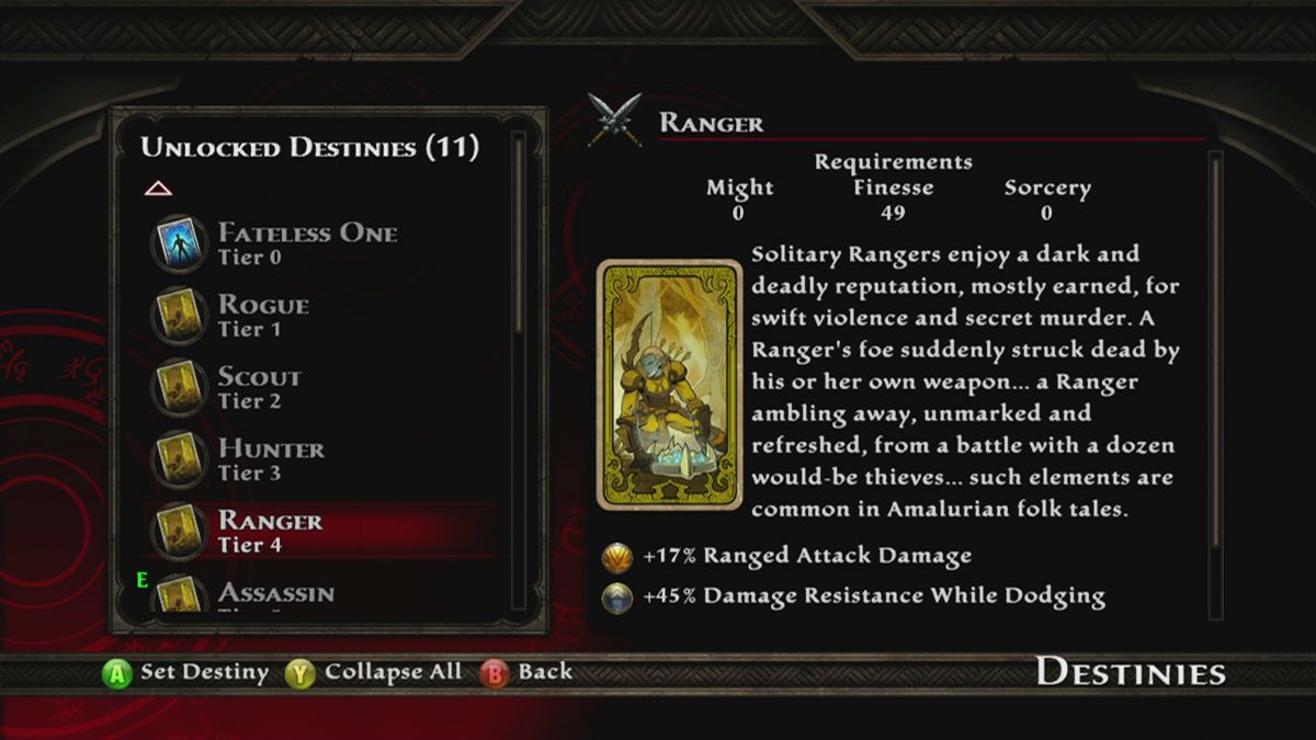 
Kingdoms of Amalur: Reckoning | Xbox 360 | gameplay screenshot | Region: North America | source-country= | Data by MobyGames.com