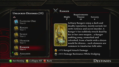
Kingdoms of Amalur: Reckoning | Xbox 360 | gameplay screenshot | Region: North America | source-country= | Data by MobyGames.com