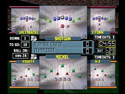 
NCAA GameBreaker 2000 | PlayStation | gameplay screenshot | Region: North America | source-country= | Data by MobyGames.com
