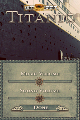 
Hidden Mysteries: Titanic - Secrets of the Fateful Voyage | Nintendo DS | gameplay screenshot | Data by MobyGames.com