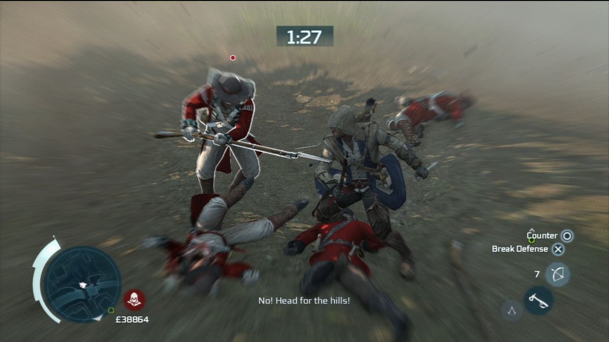 Assassin's Creed III | PlayStation 3 | gameplay screenshot | Data by MobyGames.com