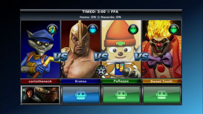 
PlayStation All-Stars Battle Royale | PlayStation 3 | gameplay screenshot | Data by MobyGames.com