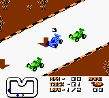 Super R.C. Pro-Am | Game Boy | gameplay screenshot | Data by MobyGames.com