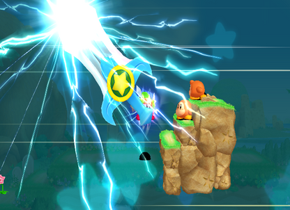 Kirby's Return to Dream Land | Wii | gameplay screenshot | region=North America | source-country= | zypher-v2 | moby-2c3da7bd6f5d | Data by MobyGames.com