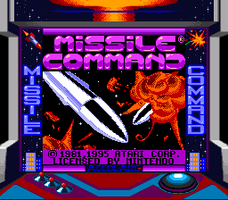 Arcade Classic 1: Asteroids / Missile Command | Game Boy | gameplay screenshot | Data by MobyGames.com