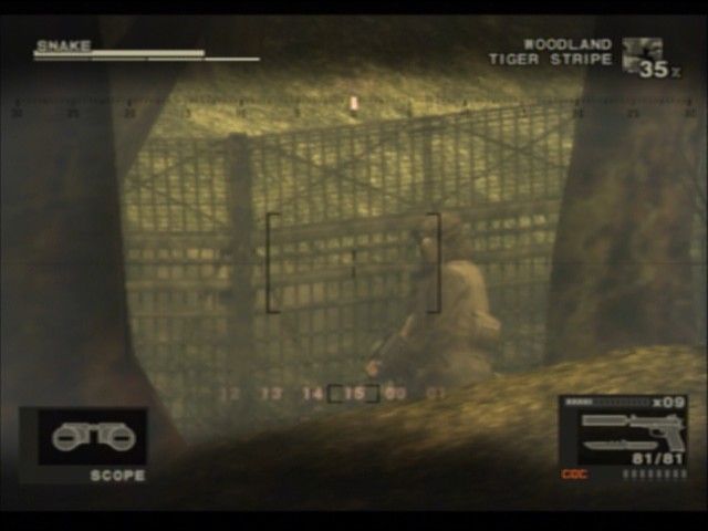 Metal Gear Solid 3: Snake Eater | PlayStation 2 | gameplay screenshot | Data by MobyGames.com