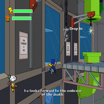 The Simpsons Game | PlayStation 2 | gameplay screenshot | region=North America | source-country= | zypher-v2 | moby-d48eb9b4506b | Data by MobyGames.com