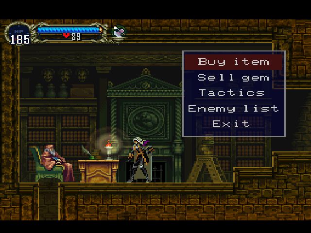 Castlevania: Symphony of the Night | PlayStation | gameplay screenshot | Data by MobyGames.com