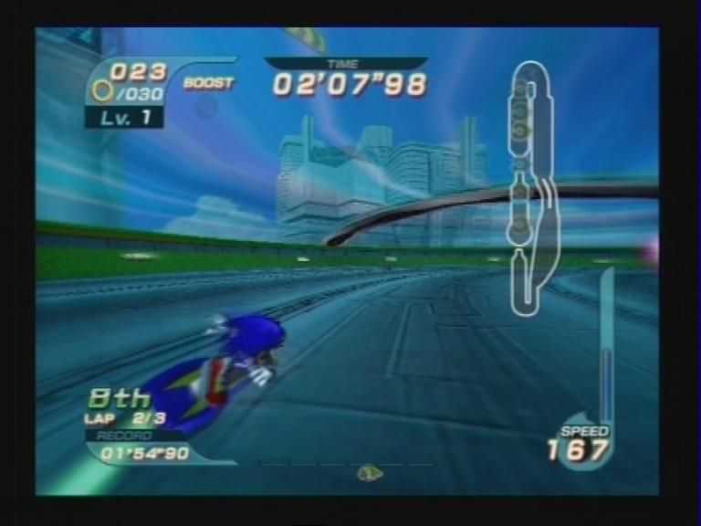
Sonic Riders | PlayStation 2 | gameplay screenshot | Data by MobyGames.com