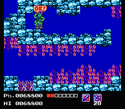 
Teenage Mutant Ninja Turtles | NES | gameplay screenshot | Data by MobyGames.com
