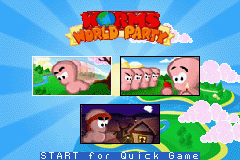 
Worms World Party | Game Boy Advance | gameplay screenshot | Region: North America | source-country= | Data by MobyGames.com