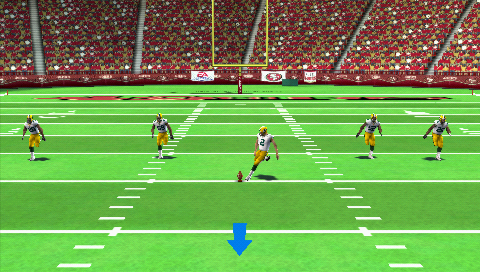 Madden NFL 09 | PSP | gameplay screenshot | region=North America | source-country= | zypher-v2 | moby-9e074a4eecb7 | Data by MobyGames.com
