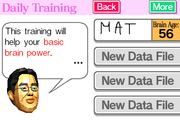 
Brain Age: Train Your Brain in Minutes a Day! | Nintendo DS | gameplay screenshot | Region: North America | source-country= | Data by MobyGames.com