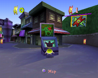 Rugrats in Paris: The Movie | PlayStation | gameplay screenshot | region=North America | source-country= | zypher-v2 | moby-39304f1b0e84 | Data by MobyGames.com