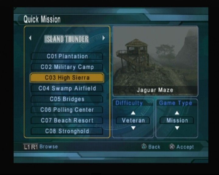 
Tom Clancy's Ghost Recon: Jungle Storm | PlayStation 2 | gameplay screenshot | Data by MobyGames.com