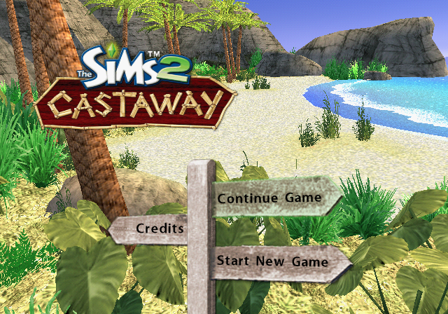 The Sims 2: Castaway | PlayStation 2 | gameplay screenshot | Data by MobyGames.com