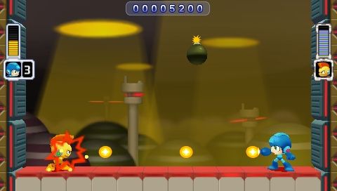 Mega Man Powered Up | PSP | gameplay screenshot | Data by MobyGames.com