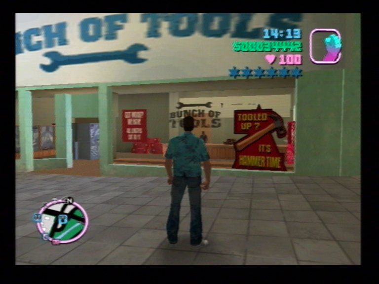 Grand Theft Auto: Vice City | PlayStation 2 | gameplay screenshot | Data by MobyGames.com