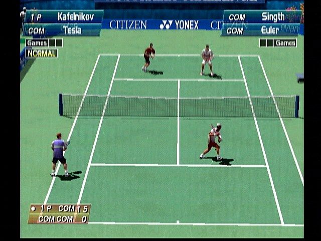 
Virtua Tennis | Dreamcast | gameplay screenshot | Data by MobyGames.com