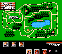 
Friday the 13th | NES | gameplay screenshot | Data by MobyGames.com