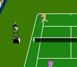 
Racket Attack | NES | gameplay screenshot | Data by MobyGames.com