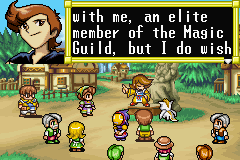 Lunar: Legend | Game Boy Advance | gameplay screenshot | region=North America | source-country= | zypher-v2 | moby-54eb7c22afbb | Data by MobyGames.com