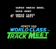 Super Mario Bros. / Duck Hunt / World Class Track Meet | NES | gameplay screenshot | region=North America | source-country= | zypher-v2 | moby-7404d8505a6b | Data by MobyGames.com