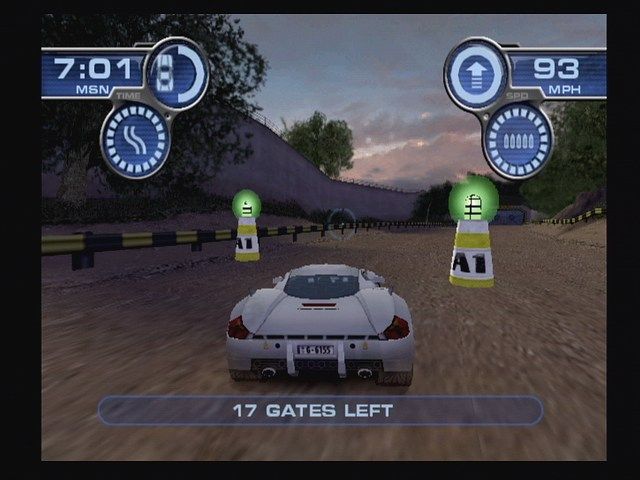 Spy Hunter | PlayStation 2 | gameplay screenshot | region=North America | source-country= | zypher-v2 | moby-d8dd581b306b | Data by MobyGames.com