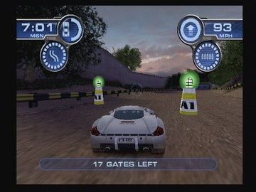 Spy Hunter | PlayStation 2 | gameplay screenshot | region=North America | source-country= | zypher-v2 | moby-d8dd581b306b | Data by MobyGames.com