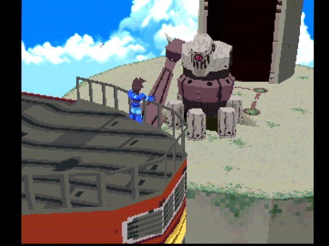 
Mega Man Legends | PlayStation | gameplay screenshot | Region: North America | source-country= | Data by MobyGames.com