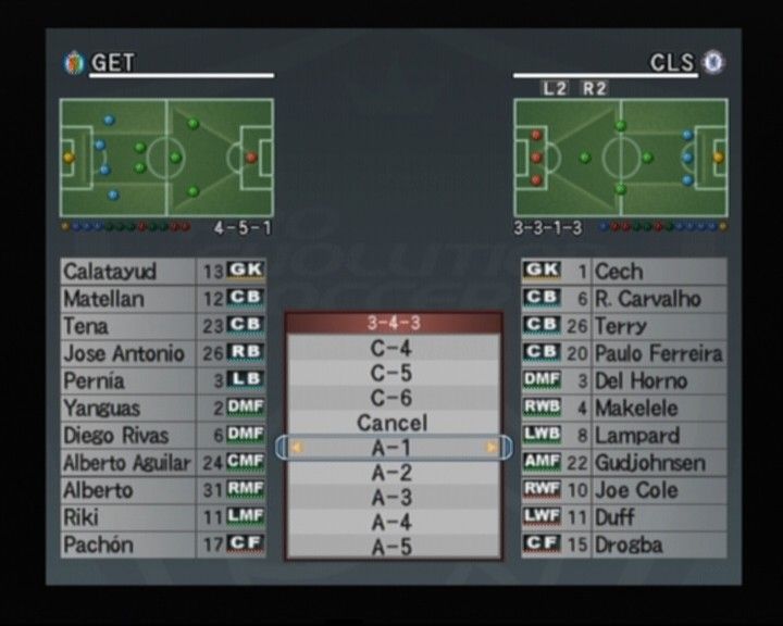 World Soccer: Winning Eleven 9 | PlayStation 2 | gameplay screenshot | Region: Japan | source-country= | Data by MobyGames.com