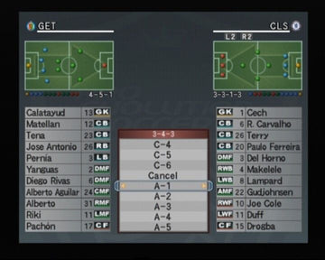 
World Soccer: Winning Eleven 9 | PlayStation 2 | gameplay screenshot | Region: Japan | source-country= | Data by MobyGames.com