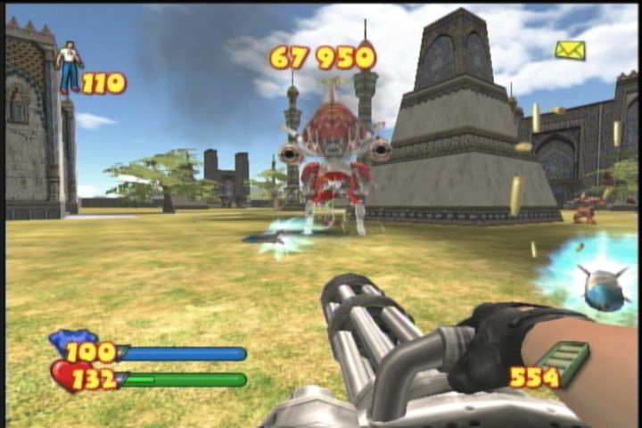 Serious Sam | Xbox | gameplay screenshot | region=North America | source-country= | zypher-v2 | moby-1009baae4fee | Data by MobyGames.com