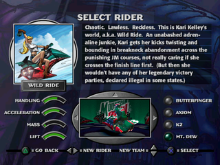 Jet Moto | PlayStation | gameplay screenshot | region=North America | source-country= | zypher-v2 | moby-c3952b64441c | Data by MobyGames.com