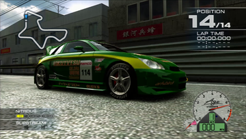 Ridge Racer 7 | PlayStation 3 | gameplay screenshot | region=North America | source-country= | zypher-v2 | moby-c65556533694 | Data by MobyGames.com