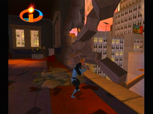 The Incredibles | GameCube | gameplay screenshot | region=North America | source-country= | zypher-v2 | moby-f2f9e639feeb | Data by MobyGames.com
