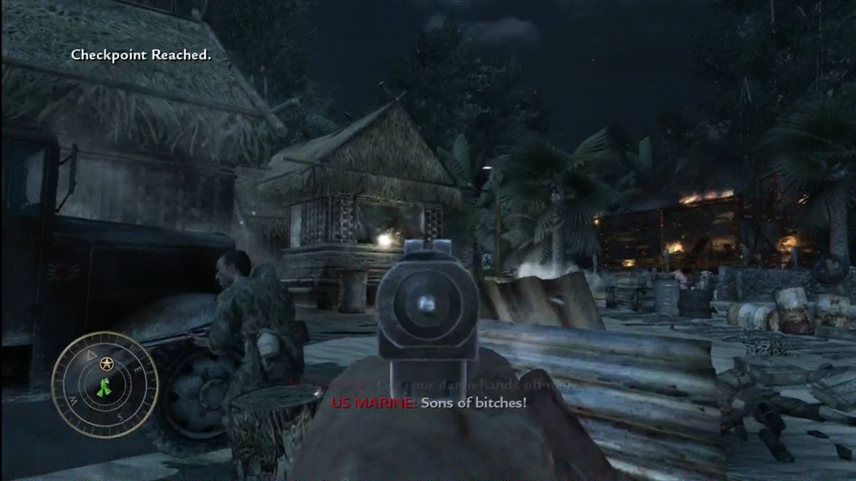 Call of Duty: World at War | Xbox 360 | gameplay screenshot | Region: North America | source-country= | Data by MobyGames.com