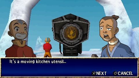 
Avatar: The Last Airbender | PSP | gameplay screenshot | Region: North America | source-country= | Data by MobyGames.com