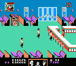 
Back to the Future | NES | gameplay screenshot | Data by MobyGames.com
